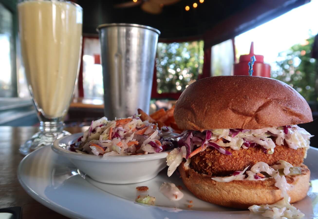 Follow Your Heart vegan fried chicken sandwich